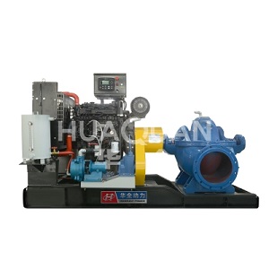 華全50kW_柴油水泵機(jī)組_雙吸泵